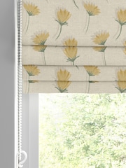 Emily Bond Yellow Cornflower Made to Measure Roman Blind - Image 3 of 6