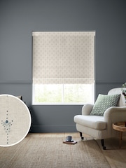 Emily Bond Fowey Blue Honor Made to Measure Roman Blind - Image 1 of 5