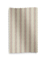 Emily Bond Pink/Blue Block Printed Stripe Made to Measure Roman Blind - Image 6 of 6