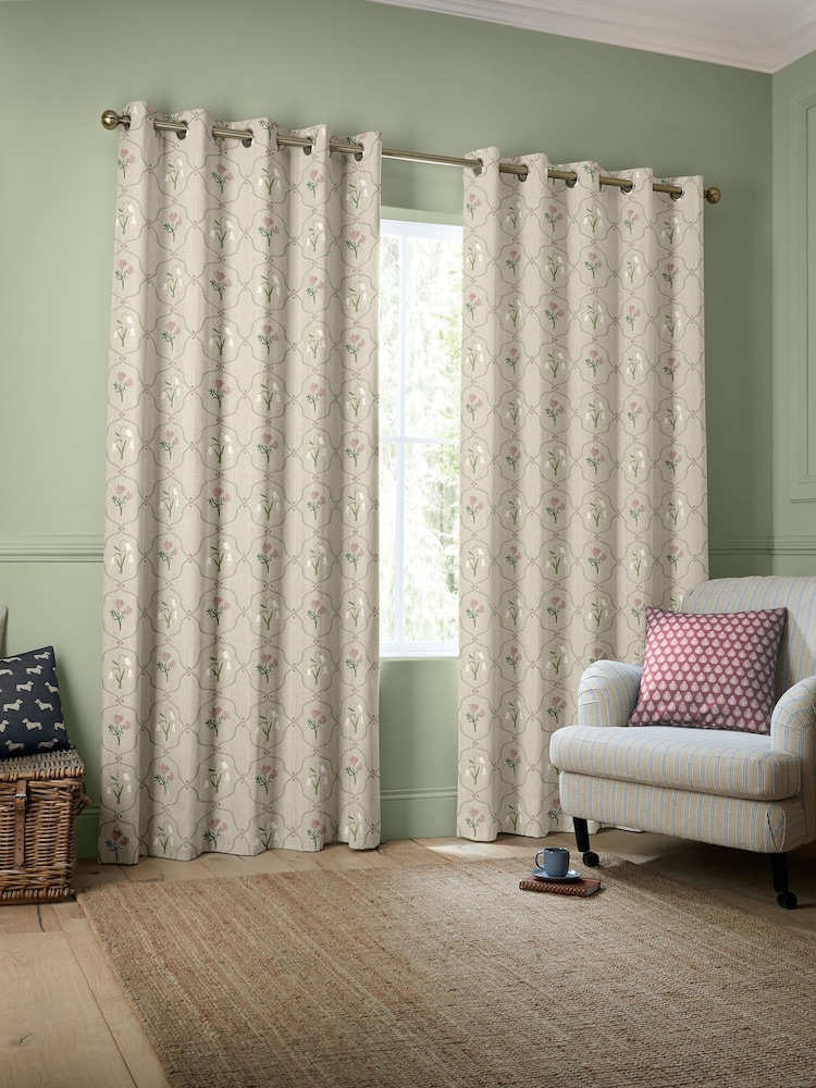 Emily Bond Rose Pink Margot Made to Measure Curtains - Image 2 of 9