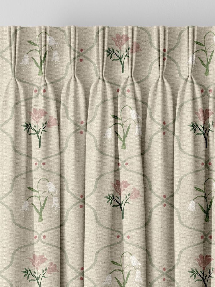 Emily Bond Rose Pink Margot Made to Measure Curtains - Image 5 of 9