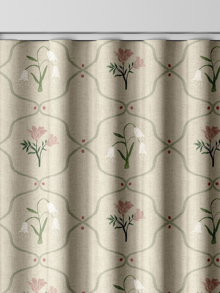 Emily Bond Rose Pink Margot Made to Measure Curtains - Image 8 of 9