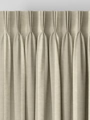 Emily Bond Natural Taupe Parasol Stripe Made to Measure Curtains - Image 5 of 9