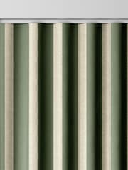 Emily Bond Fern Green Parasol Stripe Made to Measure Curtains - Image 8 of 8
