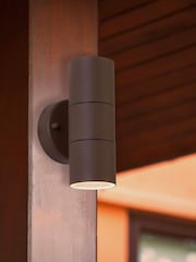 Searchlight Brown Liberty Outdoor Wall Light - Image 1 of 4