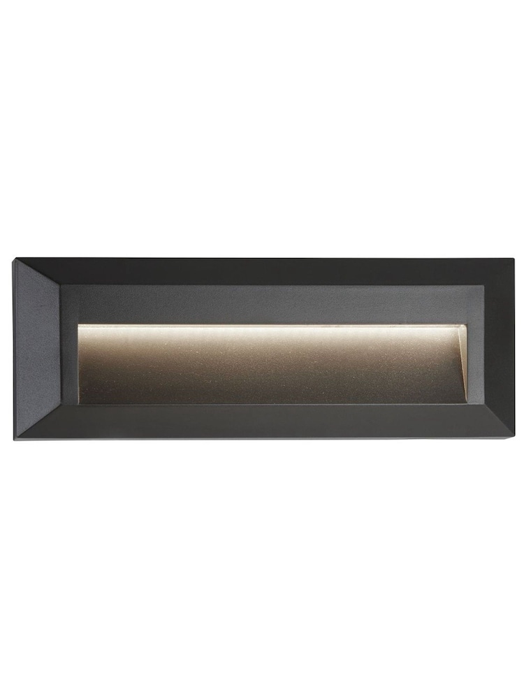 Searchlight Grey Horizon Outdoor Slim Rectangle Wall Light - Image 2 of 3