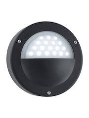 Searchlight Black Nova LED Outdoor Flush Wall Light - Image 2 of 4