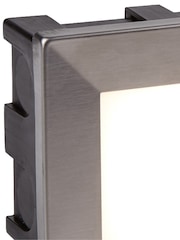 Searchlight Silver Horizon Outdoor Rectangle Wall Light - Image 4 of 4