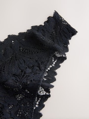 Black/White Tanga Ultimate Comfort Lace Knickers 7 Pack - Image 10 of 10