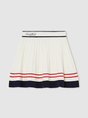 Reiss Off White 9-13 yrs SmileyWorld | Reiss Tennis Skirt - Image 2 of 5