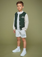 Reiss Dark Green 3-9 yrs SmileyWorld | Reiss Bomber Jacket - Image 1 of 5