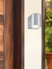 Searchlight Silver Imola Outdoor Wall Light - Image 1 of 4