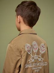 Reiss Stone 9-13 yrs SmileyWorld | Reiss Harrington Jacket - Image 4 of 6