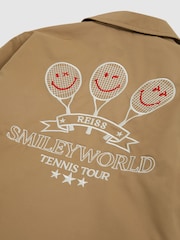 Reiss Stone 9-13 yrs SmileyWorld | Reiss Harrington Jacket - Image 6 of 6