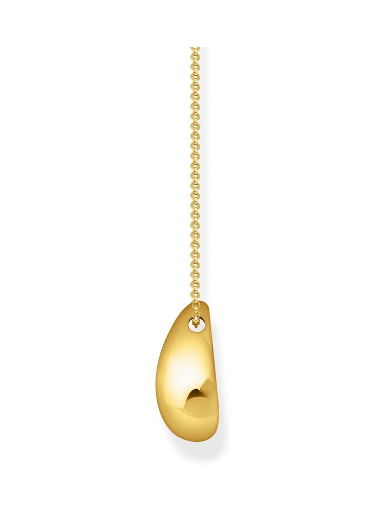 Thomas Sabo Gold Tone Timeless Shapes Necklace With Drop Pendant - Image 2 of 2 Thomas Sabo Gold Tone Timeless Shapes Necklace With Drop Pendant - Image 2 of 2