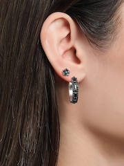 Thomas Sabo Black Floral Stud Earrings - Image 3 of 3