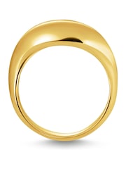 Thomas Sabo Gold Tone Timeless Shapes Curved Ring - Image 2 of 2