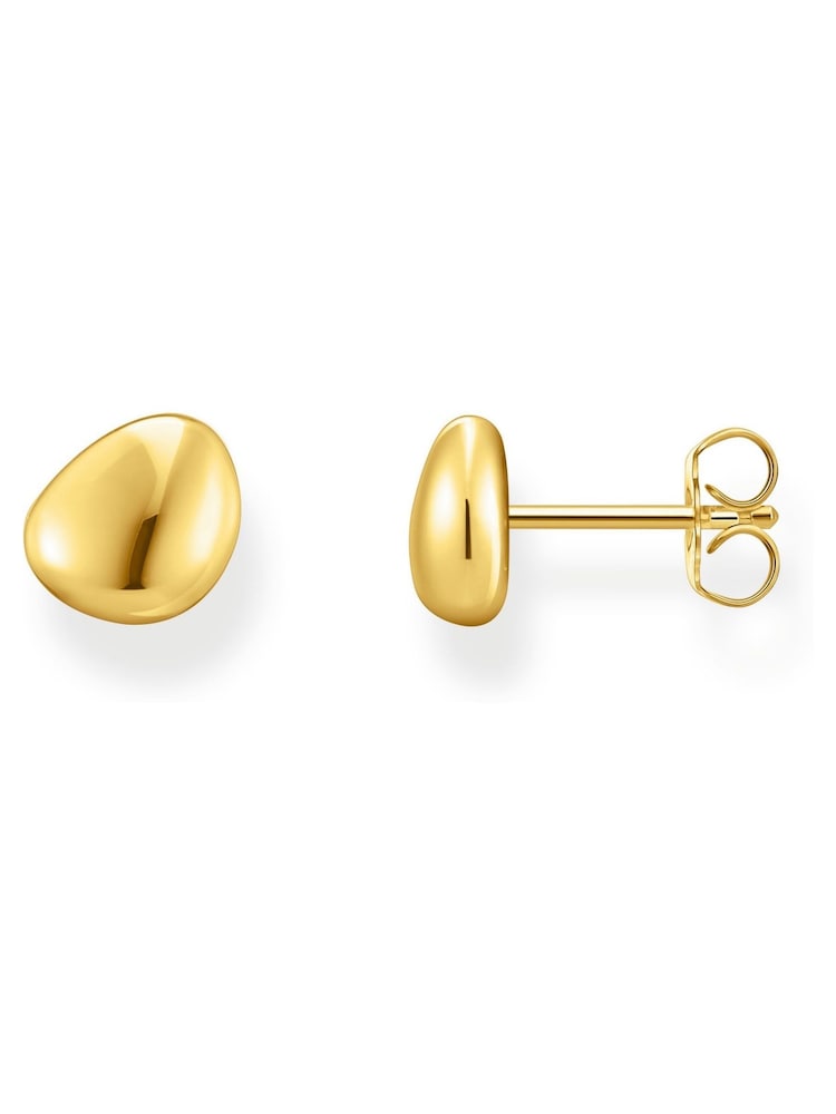 Thomas Sabo Gold Tone Ear Stud Flat Earrings - Image 1 of 3