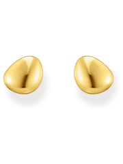 Thomas Sabo Gold Tone Ear Stud Flat Earrings - Image 2 of 3