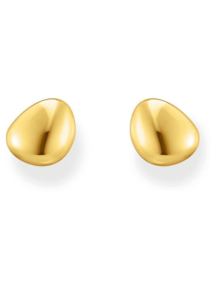 Thomas Sabo Gold Tone Ear Stud Flat Earrings - Image 2 of 3
