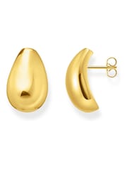 Thomas Sabo Gold Tone Rounded Earrings - Image 1 of 3