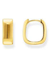 Thomas Sabo Gold Tone Square Hoop Earrings - Image 1 of 3