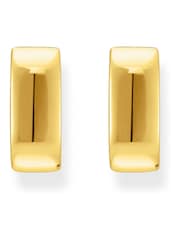 Thomas Sabo Gold Tone Square Hoop Earrings - Image 2 of 3