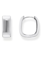Thomas Sabo Silver Tone Square Hoop Earrings - Image 1 of 3