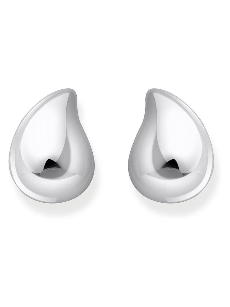 Thomas Sabo Silver Tone Timeless Shapes Drop Earrings - Image 2 of 3