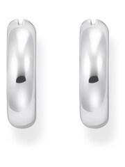 Thomas Sabo Silver Tone Creoles Chunky Earrings - Image 2 of 3
