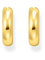 Thomas Sabo Gold Tone Creoles Chunky Earrings - Image 3 of 3