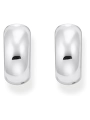 Thomas Sabo Silver Tone Creoles Chunky Mini Earrings - Image 3 of 3