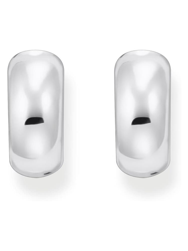 Thomas Sabo Silver Tone Creoles Chunky Mini Earrings - Image 3 of 3