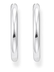 Thomas Sabo Silver Tone Classic Hoop Earrings - Image 2 of 3
