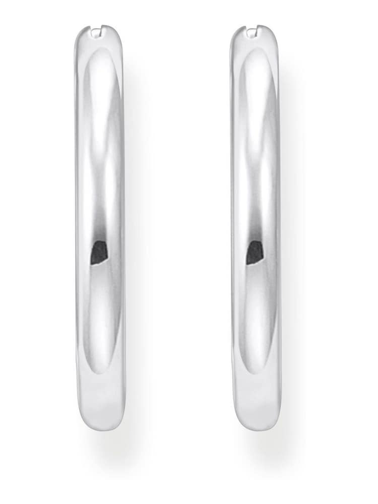 Thomas Sabo Silver Tone Classic Hoop Earrings - Image 2 of 3