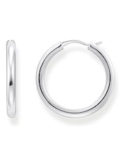 Thomas Sabo Silver Tone Classic Hoop Earrings - Image 3 of 3