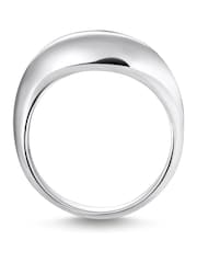 Thomas Sabo Silver Tone Timeless Shapes Curved Ring - Image 2 of 2