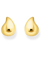 Thomas Sabo Gold Tone Timeless Shapes Small Drop Ear Studs Earrings - Image 2 of 3