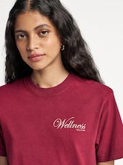 Sporty & Rich Red Soho T-Shirt - Image 7 of 7