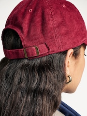 Sporty & Rich Red Soho Corduroy Hat - Image 2 of 2
