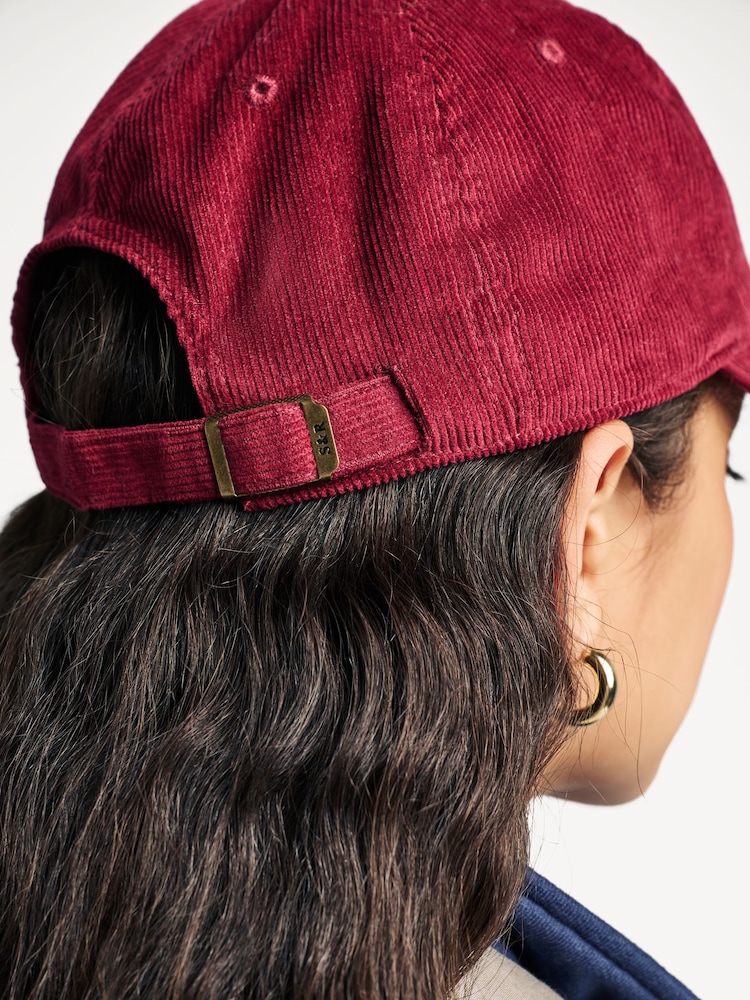Sporty & Rich Red Soho Corduroy Hat - Image 2 of 2