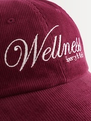 Sporty & Rich Red Soho Corduroy Hat - Image 5 of 5