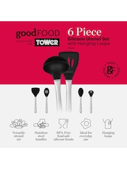 Good Food 6 Piece Black Utensil Set - Image 2 of 10