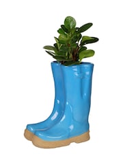 Dibor Blue Double Wellington Large Planter - Image 5 of 5