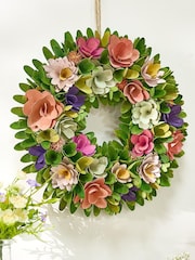 Dibor Green Secret Garden Wreath - Image 1 of 5