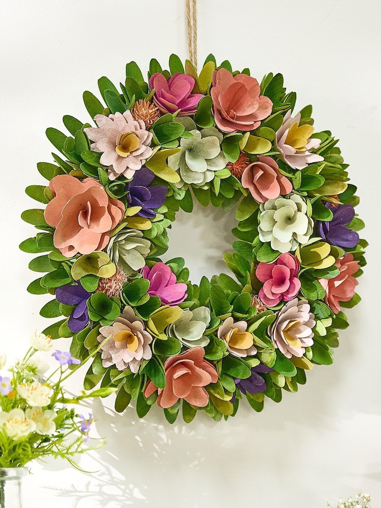 Dibor Green Secret Garden Wreath - Image 1 of 5