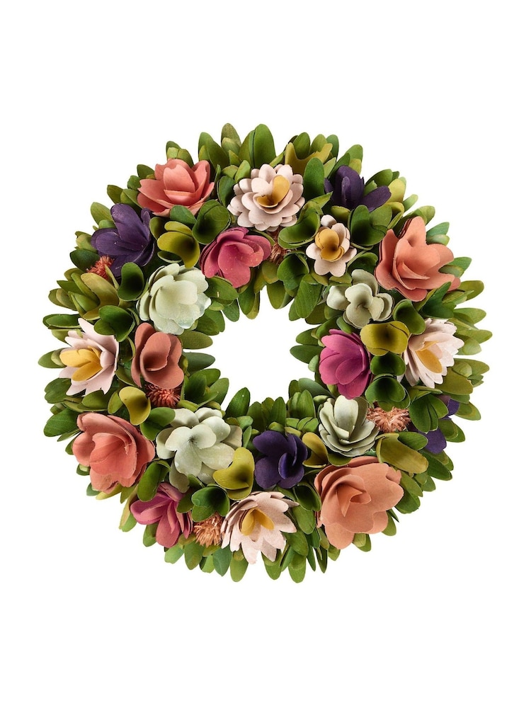Dibor Green Secret Garden Wreath - Image 2 of 5