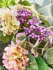 Dibor Purple Morea Floral Wreath - Image 3 of 5