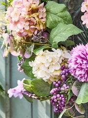 Dibor Purple Morea Floral Wreath - Image 4 of 5