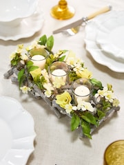 Dibor Hawthorn Floral Triple Candle Holder - Image 1 of 6